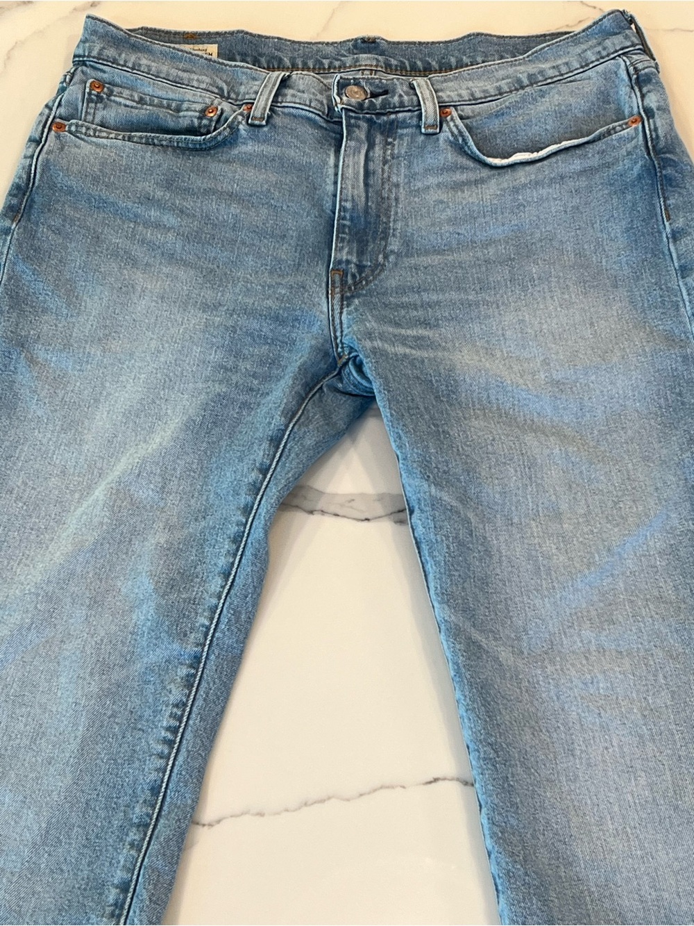 Vintage big E premium Levis Men's Straight-Leg Jeans - Picture 4 of 14